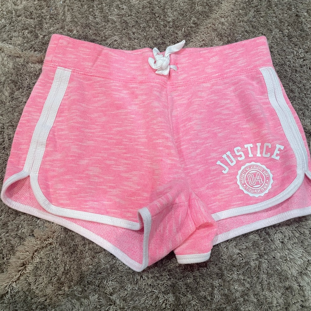 Kids Pink Justice Shorts